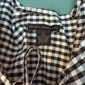 Sexy Gingham Picnic Dress XS